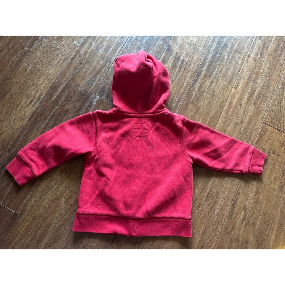 OshKosh‎ B'Gosh Toddler Red Full Zip Hoodie Since 1895 Applique 2T